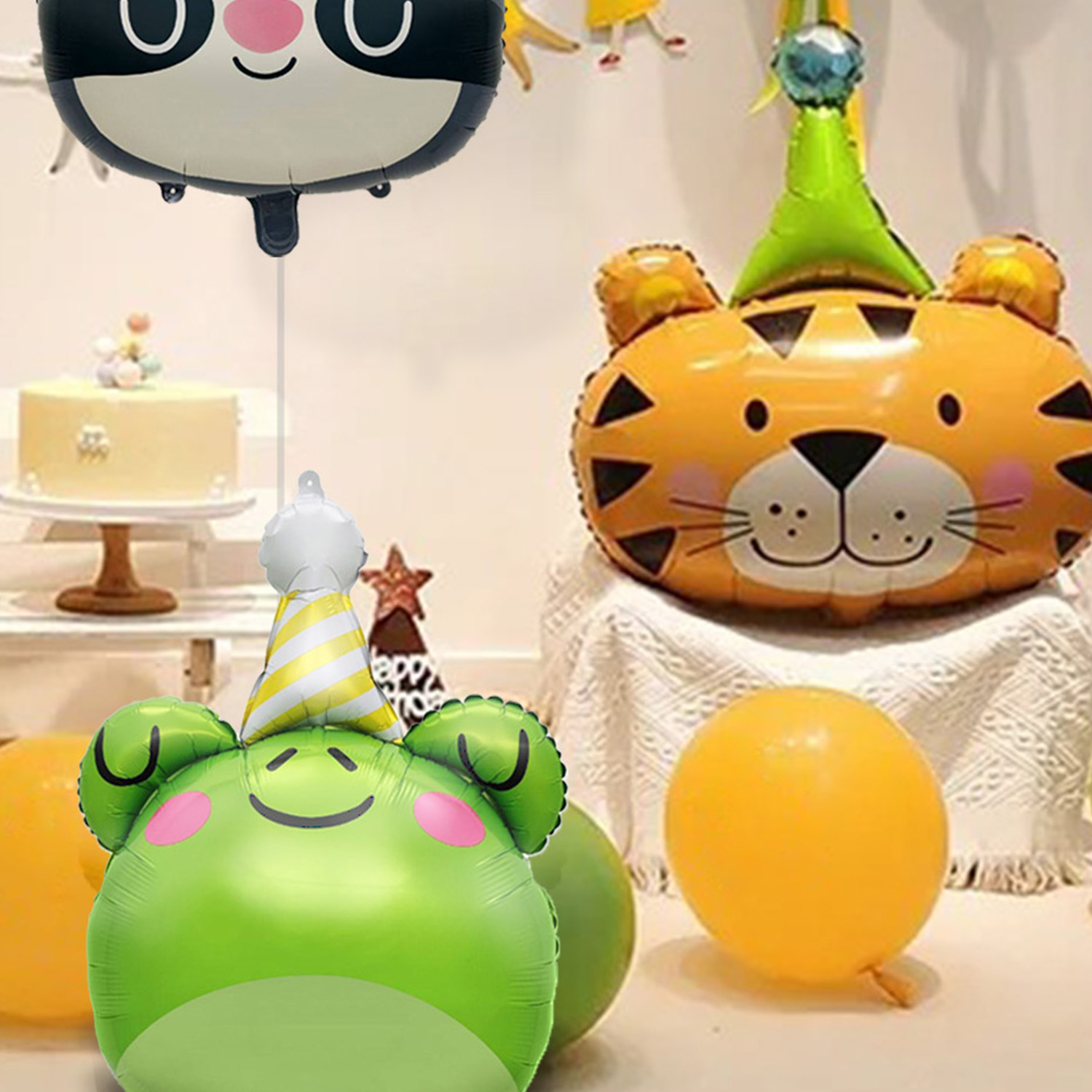동물 알루미늄 필름 풍선 나무늘보 사자 곰 기린 호랑이 - Wedding Zoo 리뷰 및 가격