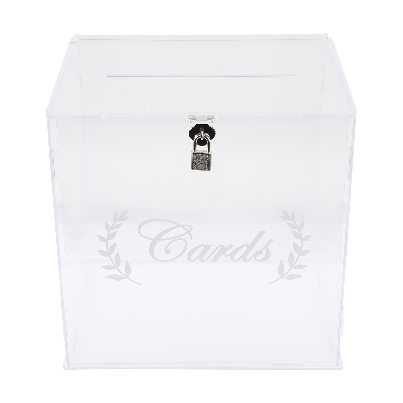 아크릴 소재의 투명 웨딩 카드 보관함으로, 리셉션 테이 - Wedding Card Box 리뷰 및 가격